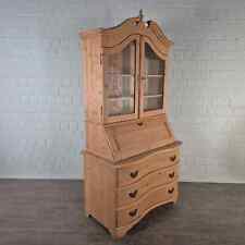 24578 Sekretär Vitrine Neubarock 1,01 m massiv Kiefer