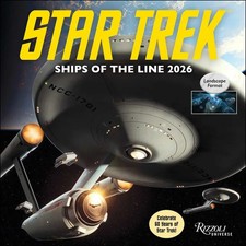Star Trek Ships of the Line 2026 Wall Calendar Cbs Kalender Englisch 2026