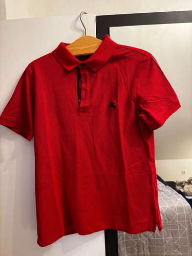 Burberry poloshirt rot s - rot, gr.