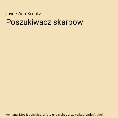 Poszukiwacz skarbow jayne ann - poszukiwacz, skarbow,