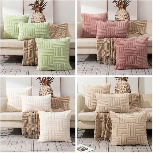 Dekokissenbezüge strickfell - dekokissenbezüge,