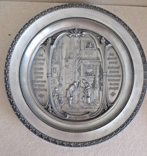 Wandteller  -  Teller  -  Zinn  -  Spitzweg : Der ewige Hochzeiter  -  WMF