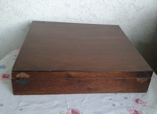 Holz besteckbox cm - holz,