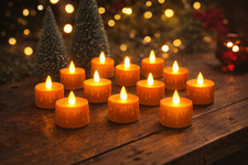 12x LED Teelichter