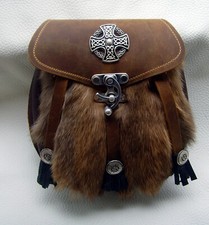 Sporran Leder-Kilt-Tasche