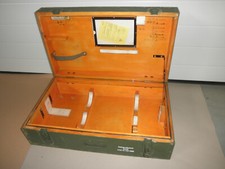  Holzkiste Bundeswehr Transport - und Werkzeugkiste Ecken mit Beschlag