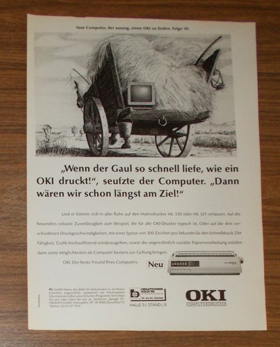 Seltene werbung oki - seltene,