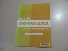 Suzuki GSF 650 A / SA Bandit 2005 Ergänzungs Werkstatthandbuch ABS