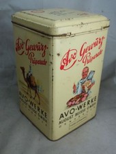 alte Blechdose AVO Gewürz August Beisse