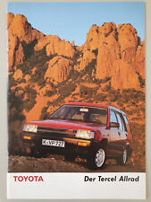 Toyota Tercel Allrad Verkaufsprospekt 02/1985