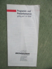AC Schnitzer Programm Preisinformation 4/1998 E46,E36 +E36/5 compact,Z3,E30,E39