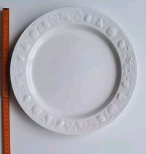 Platte/ großer Teller (31cm) "Franco Giorgi" by Quadrifoglio, weiß, (gebraucht)