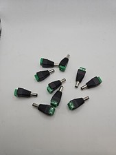 10x DC Steckverbinder Hohlstecker 5,5x2,5mm Adapter Netzteil (Kl17-9-2)