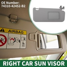 Rechte Sonnenblende für