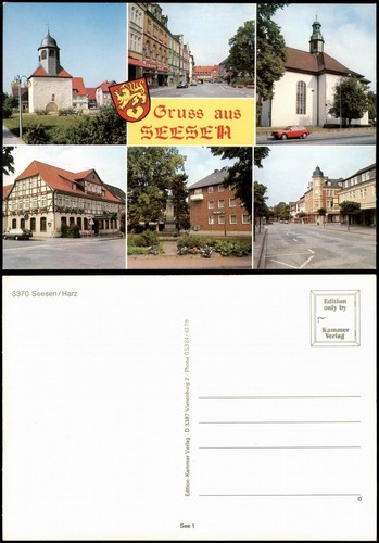 Ansichtskarte seesen kirche - ansichtskarte,
