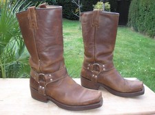 BUFFALO Cowboystiefel, Bikerboots, Westernstiefel, Gr. 43, Echtleder !!!
