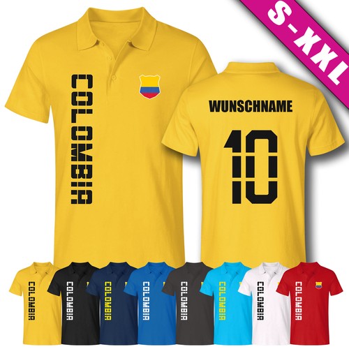 Kolumbien colombia polo shirt - colombia, polo-shirt