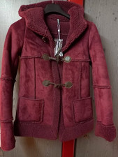 Wintermantel wildlederoptik - wintermantel,