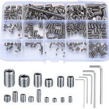 Madenschrauben Set 300 Stück M2.5 M3 M4 M5 M6 M8 Edelstahl Inbusschrauben