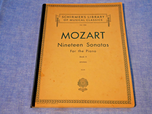 Noten mozart 19 sonaten - mozart,