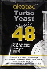 Turbohefe Alcotec 48 Classic Vodka Alkohol Gärhefe Weinhefe Brennhefe 20% brauen