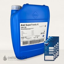 ARAL Super Tronic K SAE 5W-30 20 Liter Longlife 3 III VW 507.00 MB 229.51 229.52
