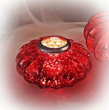 ❀ Windlicht Groß Rot