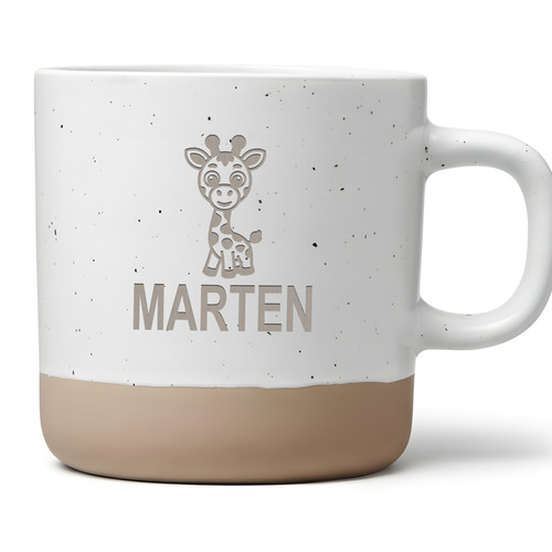 Personalisierte giraffen tasse - personalisierte,