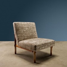 Cassina 869 Sessel Vintage Design Ico Parisi Walnuss der 60er Jahre Originell