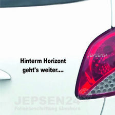 Aufkleber Hinterm Horizont