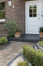 Beton Terrassenpflaster | Pflaster Hauseingang | Muschelkalk 20x30x5cm