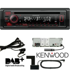 Kenwood KDC-BT450DAB DAB+ Autoradio mit DAB Antenne Bluetooth MP3 USB AUX-IN CD