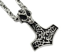 Edelstahl Thor Hammer Wikinger