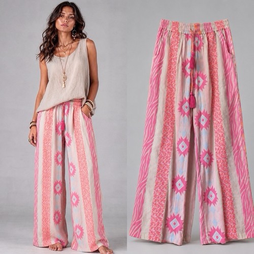 Damen hose boho - , wide