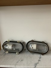 2x DDR Bunkerlampe Industrial