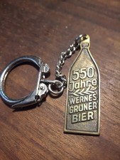 Wernesgrüner Schlüsselanhänger DDR 550 Jahre Bier Brauereifest