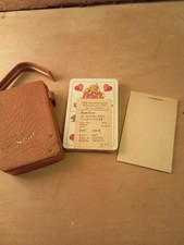 DDR SKAT KARTEN im LEDER ETUi