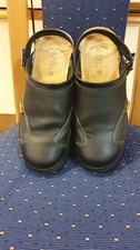 Clogs LKW Trucker Sandalen Leder Euroroutier Gr.41