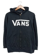 Vans Kinder Kapuzenpullover Reißverschluss Schwarz Gr. XL/158 Streetwear