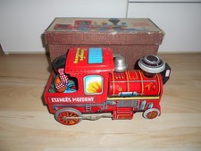 DDR Spielzeug Blechlokomotive Ungarn 1960er Jahre mit OVP