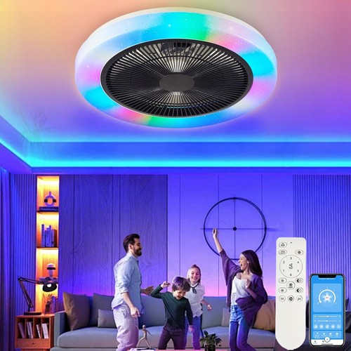 Moderner deckenventilator mit - deckenventilator,