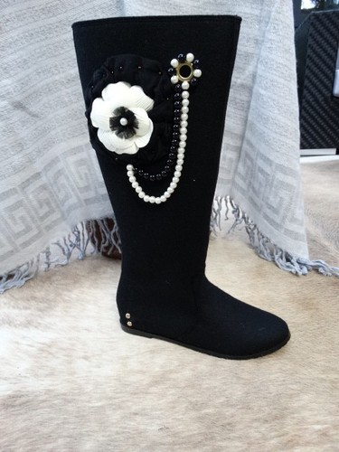 Sale schwarze filzstiefel - sale!,
