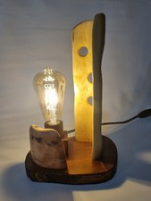 Nostalgie Lampe, Handarbeit, ca. 29X20 cm, Holz: Fichte und Weide Inc. Leuchtm.