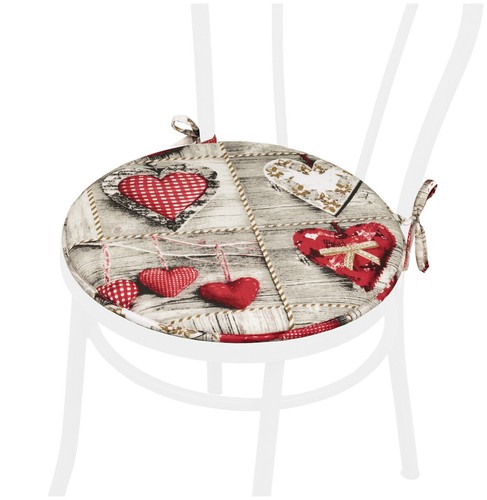 Stuhl kissen weich runder 40cm - runder,