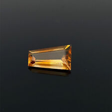 SAMMLERSTEIN  CITRIN FACETTIERT TRAPEZ ca. 3,60 ct. SCHMUCKJAGD