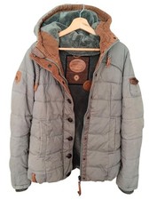 Naketano Jacke M mit Teddyfell und Kaputze . Winterjacke 38-40