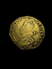 Gold gehämmerte Karl I Krone