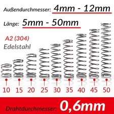 Druckfeder 6mm - druckfeder, 0,6mm