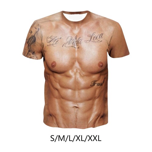 Muscle printed herren - muscle,