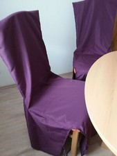 Stuhlhussen 2 Stück Lila